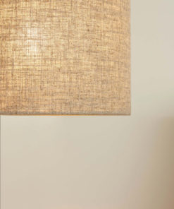 Đèn sàn hiện đại chụp vải linen màu beige - Việt Make